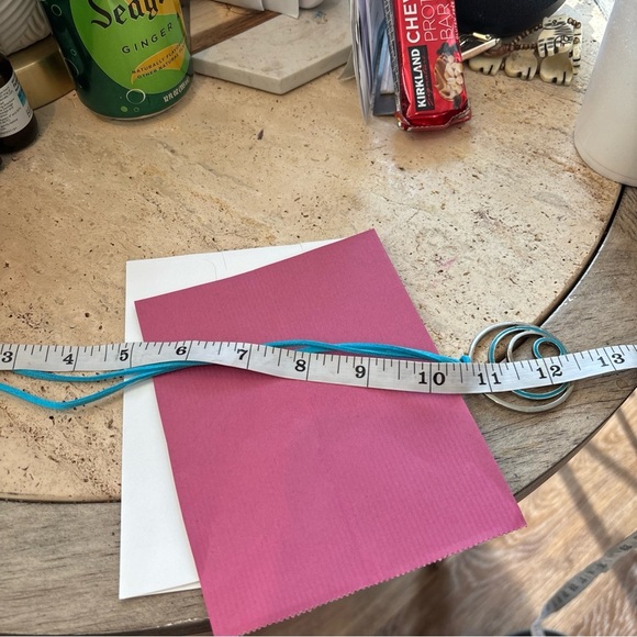 Turquoise & Silver Pendent Necklace With Matching Rope Chain - Picture 8 of 8